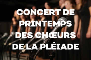 Un printemps en musique avec les Chœurs de la Pléiade
